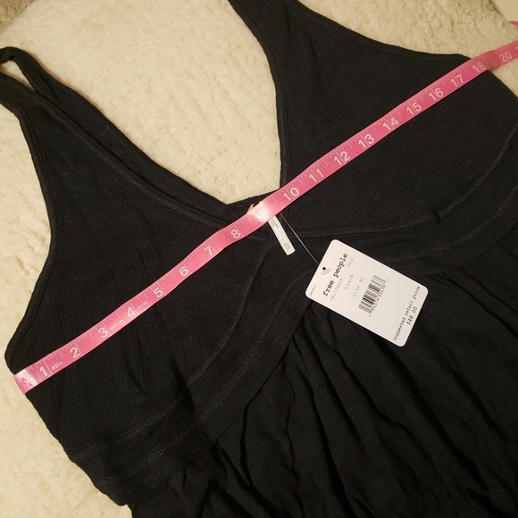 Free People Boho FP Zinia Tank Top Black LG XL - Picture 11 of 11